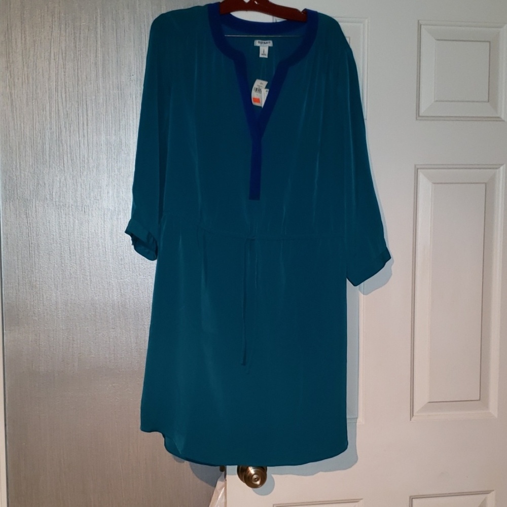 Old navy turquoise and blue dress